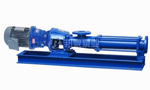 帶減速機齒輪定速螺桿泵